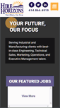 Mobile Screenshot of hirehorizons.com